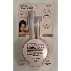 Finishing Touch Flawless Dermaplane Exfoliating Hair Removal Kit 3 pcs NEW